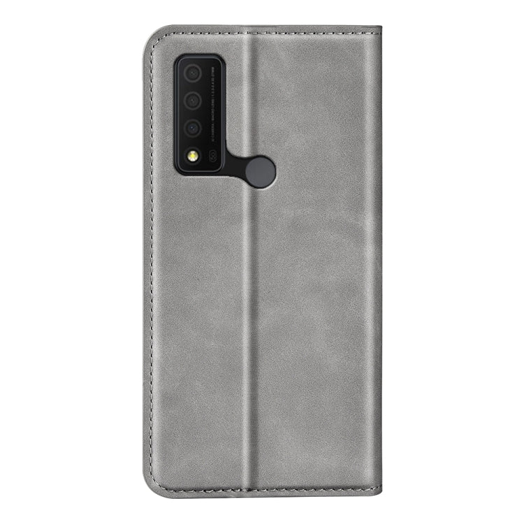 For TCL 30 V 5G Retro-skin  Magnetic Suction Leather Phone Case