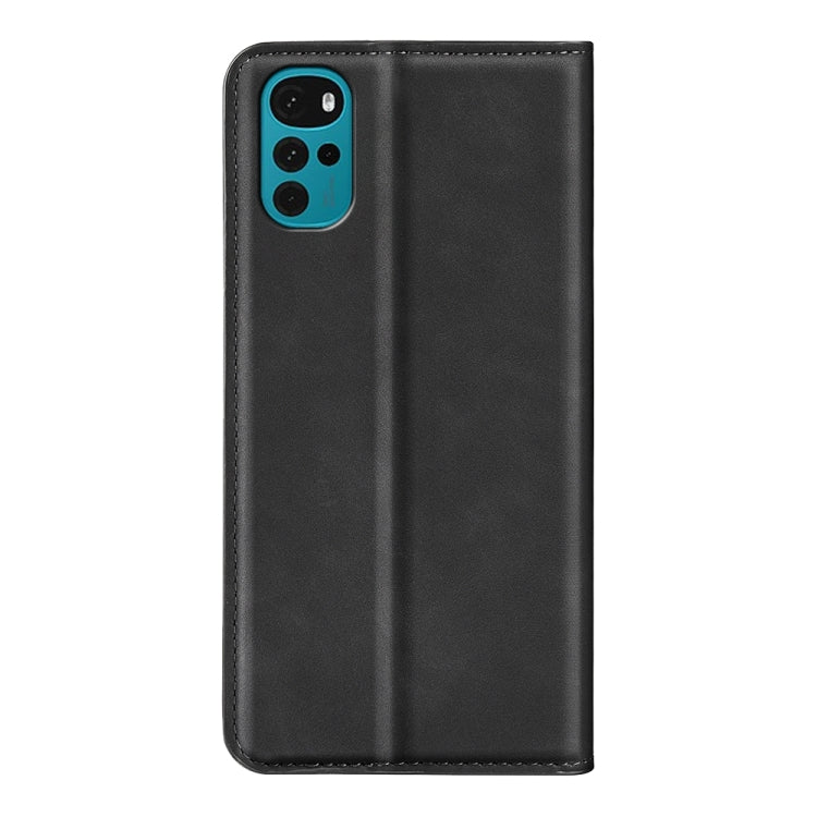 For Motorola Moto G22 4G Retro-skin Magnetic Suction Leather Phone Case