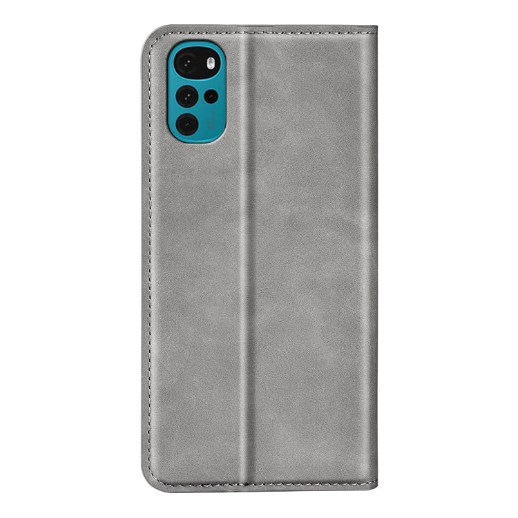 For Motorola Moto G22 4G Retro-skin Magnetic Suction Leather Phone Case