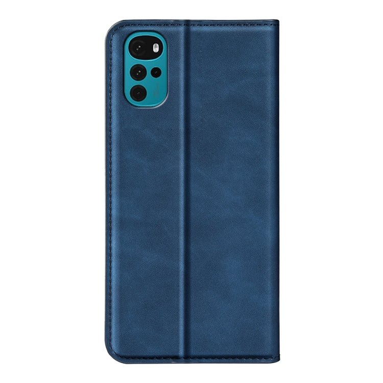 For Motorola Moto G22 4G Retro-skin Magnetic Suction Leather Phone Case
