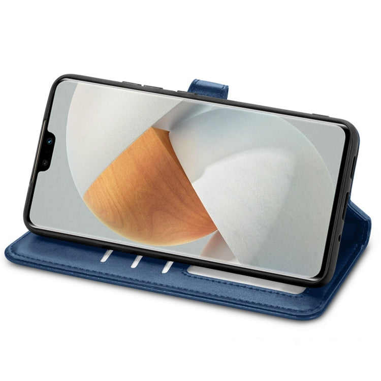 For vivo S12 Pro Solid Color Leather Buckle Phone Case