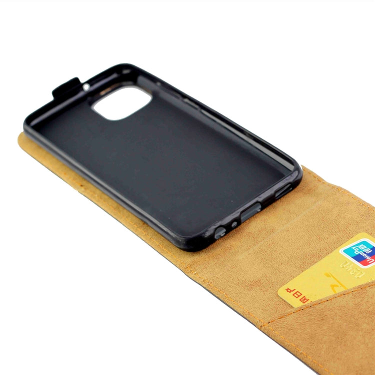 For Samsung Galaxy A03 Vertical Flip Leather Phone Case with Card Slot(Black)