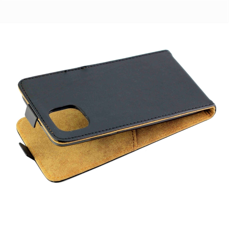 For Samsung Galaxy A03 Vertical Flip Leather Phone Case with Card Slot(Black)
