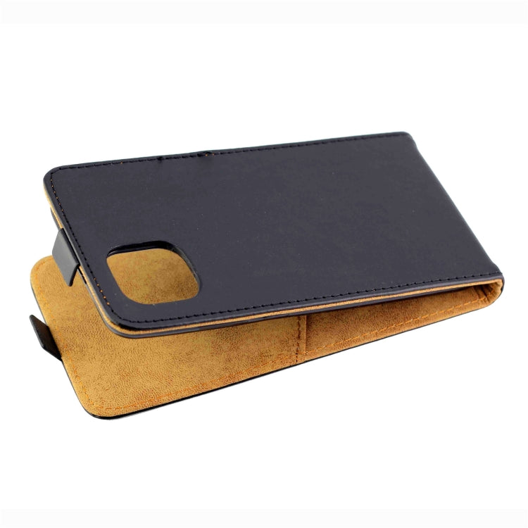 For Samsung Galaxy A03 Core Vertical Flip Leather Phone Case with Card Slot(Black)