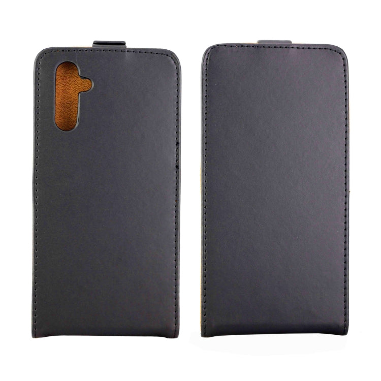 For Samsung Galaxy A13 5G Vertical Flip Leather Phone Case with Card Slot(Black)