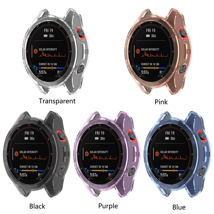 For Garmin Fenix 7s Shockproof TPU Soft Protective Case