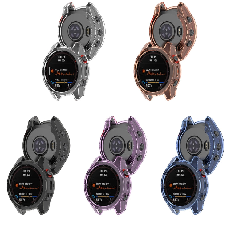 For Garmin Fenix 7s Shockproof TPU Soft Protective Case