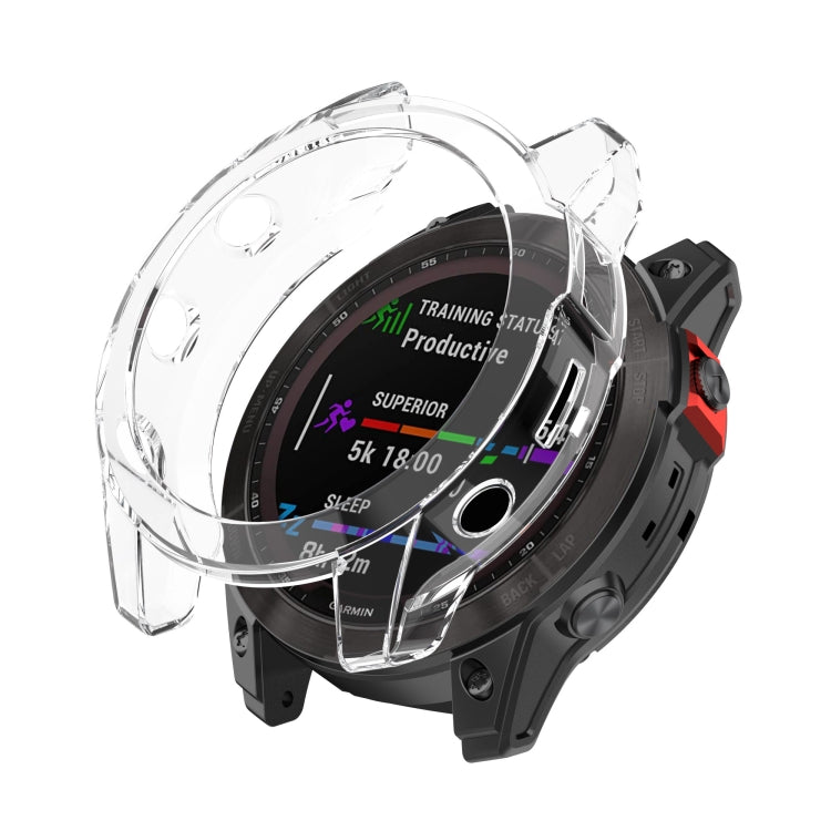 For Garmin Fenix 7X Shockproof TPU Soft Protective Case