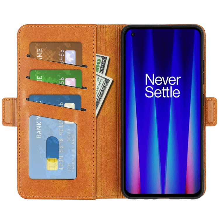 For OnePlus Nord CE 2 5G Dual-side Magnetic Buckle Leather Phone Case