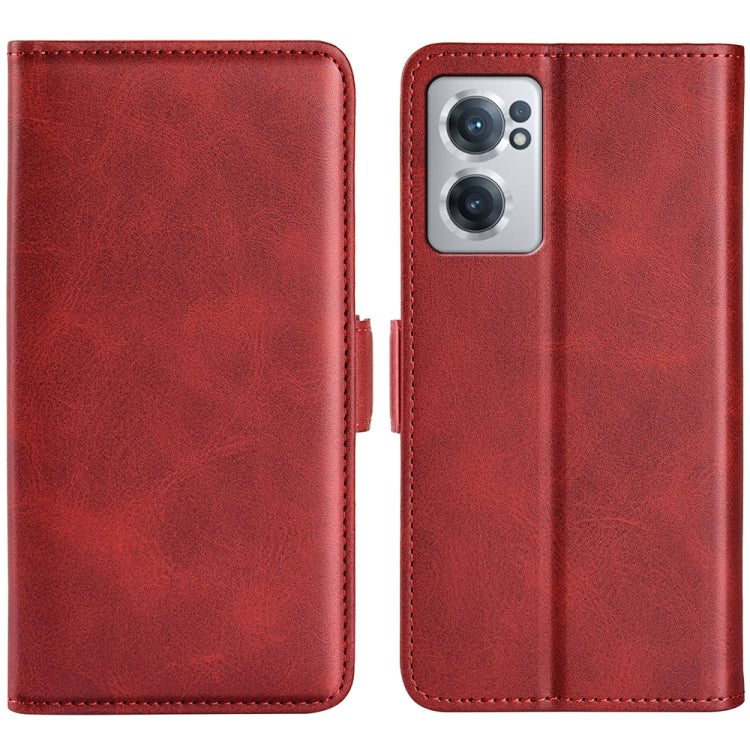 For OnePlus Nord CE 2 5G Dual-side Magnetic Buckle Leather Phone Case