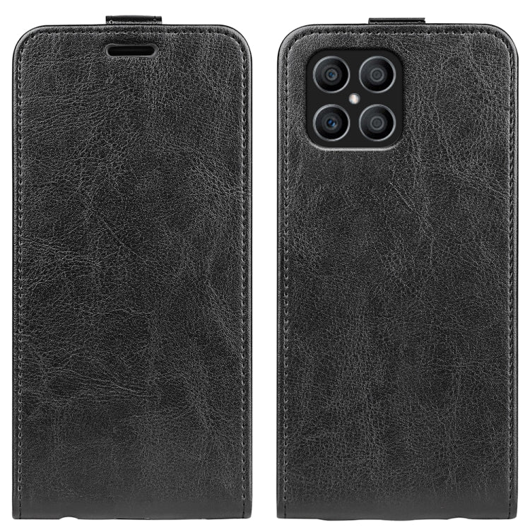 For Honor X8 R64 Texture Single Vertical Flip Leather Phone Case