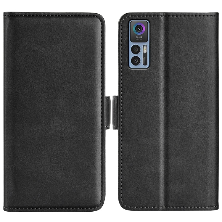 For TCL 30 5G/ 30+ Dual-side Magnetic Buckle Leather Phone Case