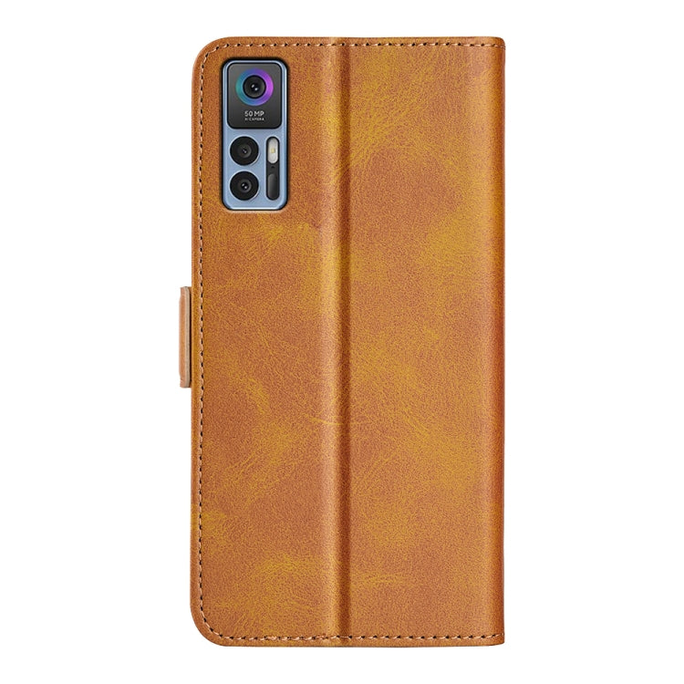 For TCL 30 5G/ 30+ Dual-side Magnetic Buckle Leather Phone Case