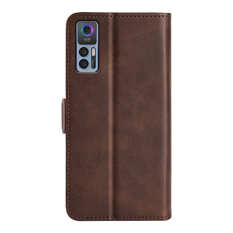 For TCL 30 5G/ 30+ Dual-side Magnetic Buckle Leather Phone Case