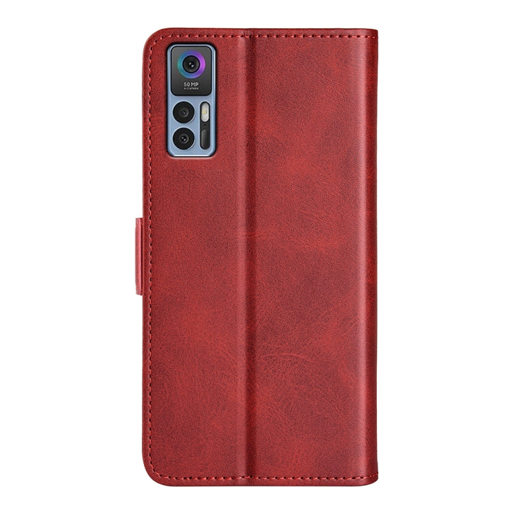 For TCL 30 5G/ 30+ Dual-side Magnetic Buckle Leather Phone Case