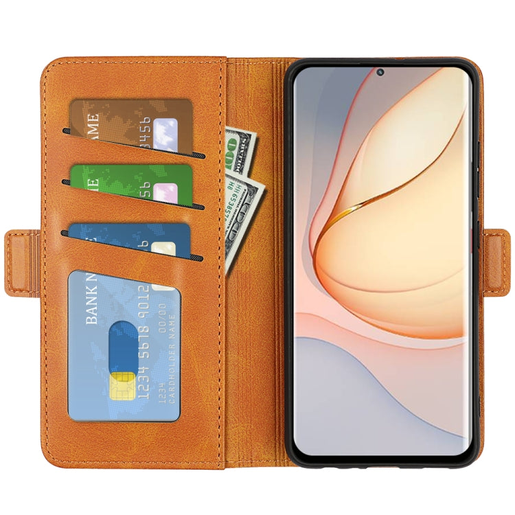 For ZTE Blade Z40 Pro Dual-side Magnetic Buckle Leather Phone Case