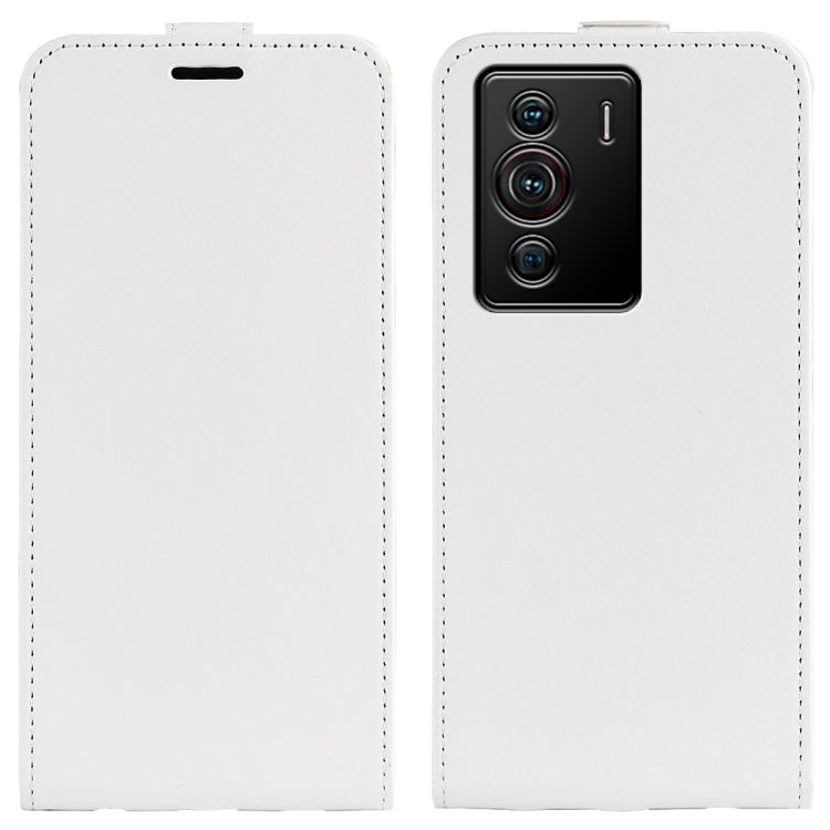 For ZTE Blade Z40 Pro R64 Texture Vertical Flip Leather Phone Case