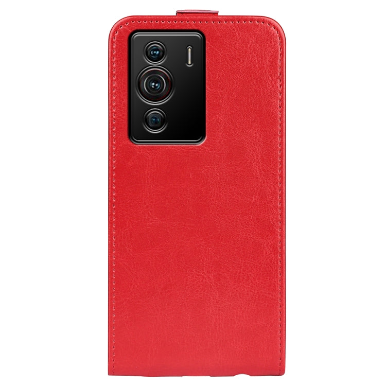 For ZTE Blade Z40 Pro R64 Texture Vertical Flip Leather Phone Case
