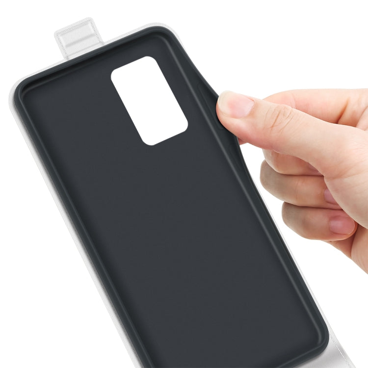 For ZTE Blade V40 R64 Texture Vertical Flip Leather Phone Case