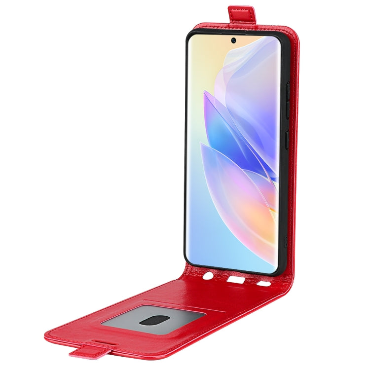 For Honor 60 SE 5G  R64 Texture Single Vertical Flip Leather Phone Case