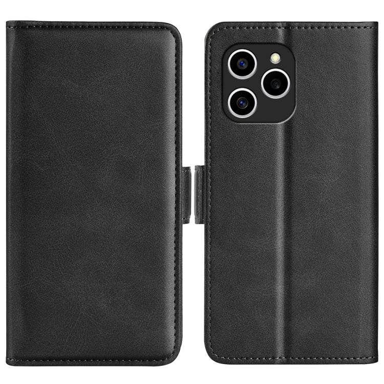 For Honor 60 SE 5G Dual-side Magnetic Buckle Leather Phone Case