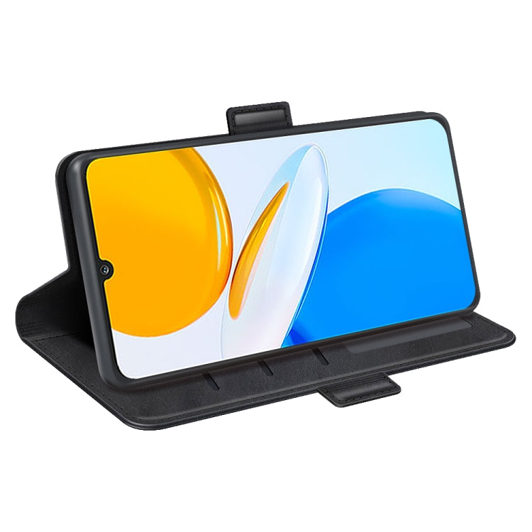 For Honor X7 Dual-side Magnetic Buckle Leather Phone Case