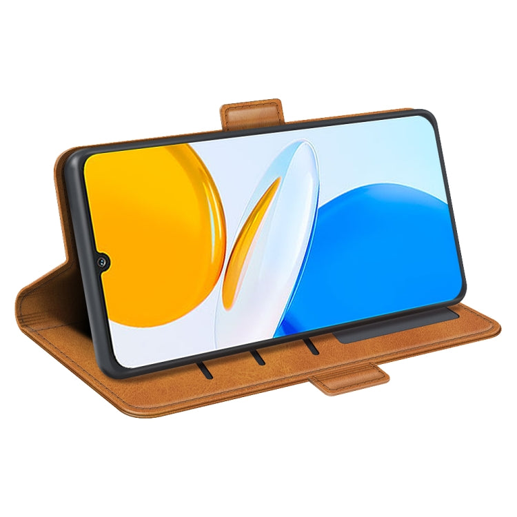 For Honor X7 Dual-side Magnetic Buckle Leather Phone Case