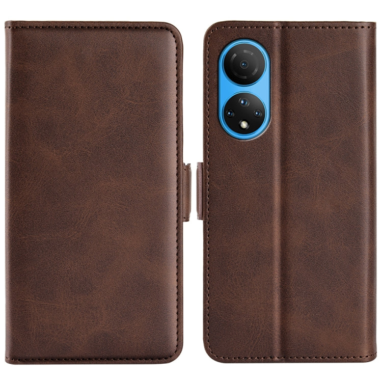 For Honor X7 Dual-side Magnetic Buckle Leather Phone Case