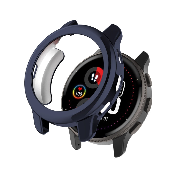 For Garmin Venu 2 Plus Shock-Proof Semi-Surrounded TPU Plating Watch Case