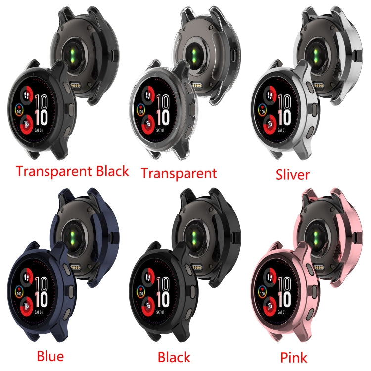 For Garmin Venu 2 Plus Shock-Proof Semi-Surrounded TPU Plating Watch Case
