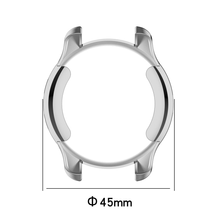 For Garmin Venu 2 Plus Shock-Proof Semi-Surrounded TPU Plating Watch Case