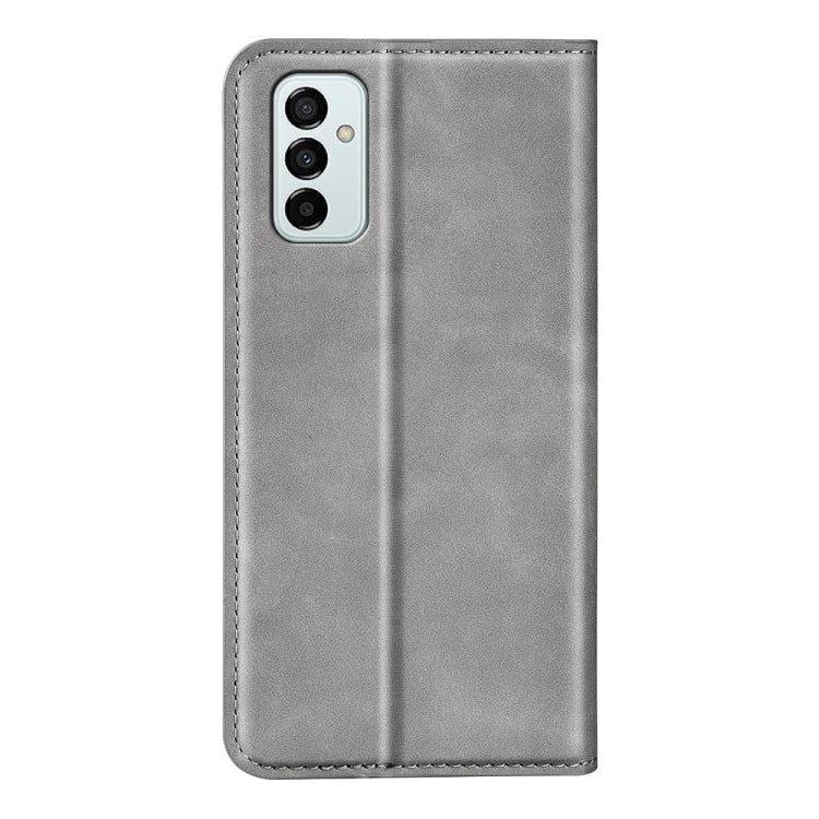 For Samsung Galaxy M23 5G Retro-skin Magnetic Suction Leather Phone Case