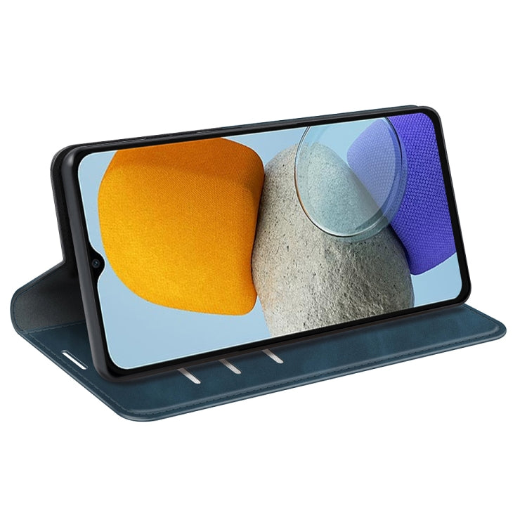 For Samsung Galaxy M23 5G Retro-skin Magnetic Suction Leather Phone Case