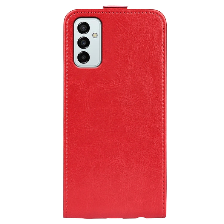 For Samsung Galaxy M23 5G R64 Texture Single Vertical Flip Leather Phone Case