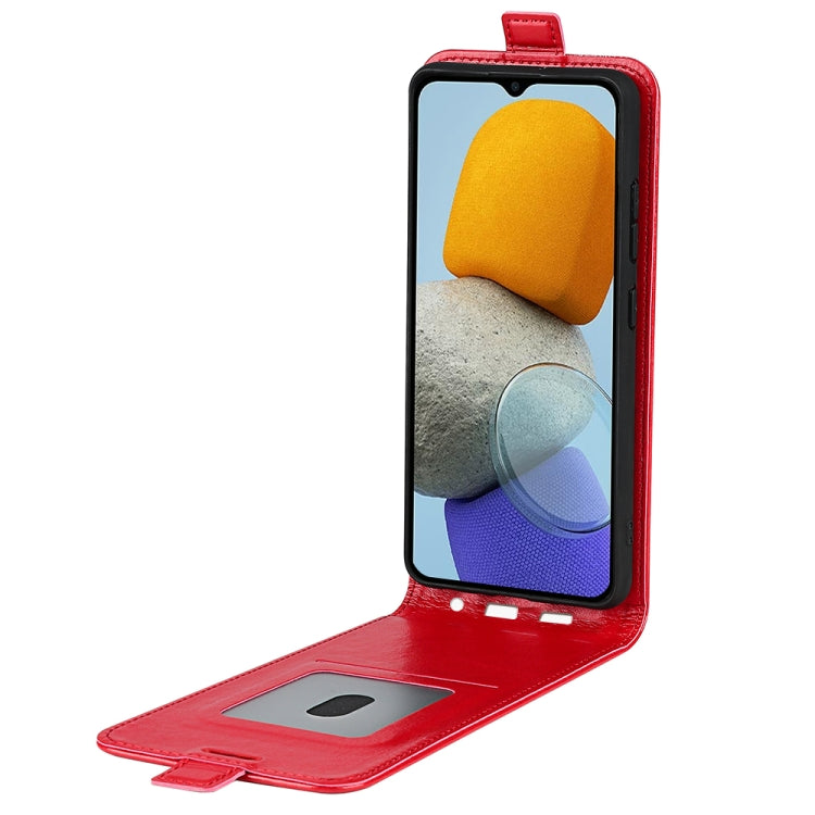 For Samsung Galaxy M23 5G R64 Texture Single Vertical Flip Leather Phone Case