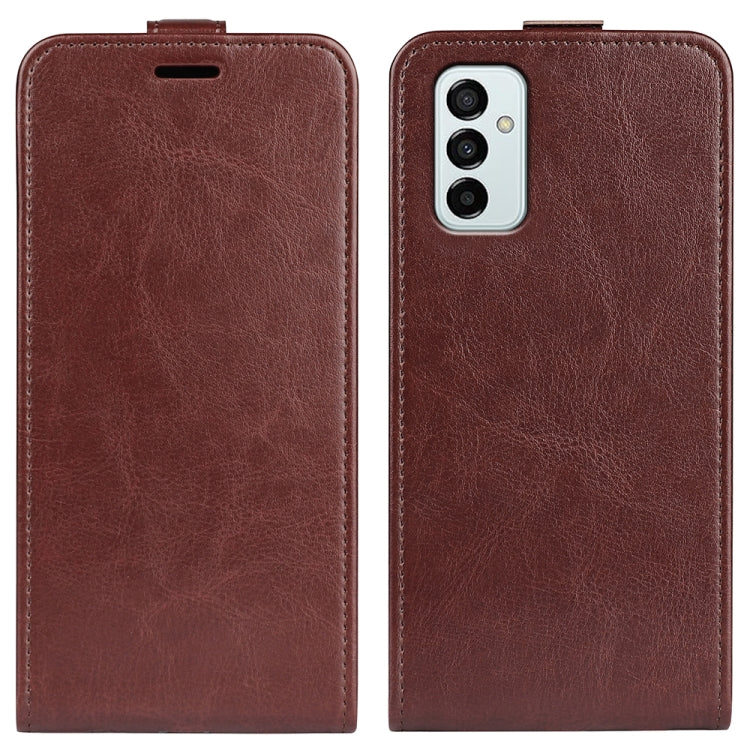 For Samsung Galaxy M23 5G R64 Texture Single Vertical Flip Leather Phone Case