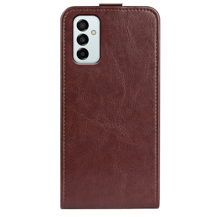 For Samsung Galaxy M23 5G R64 Texture Single Vertical Flip Leather Phone Case