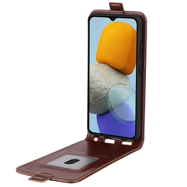 For Samsung Galaxy M23 5G R64 Texture Single Vertical Flip Leather Phone Case