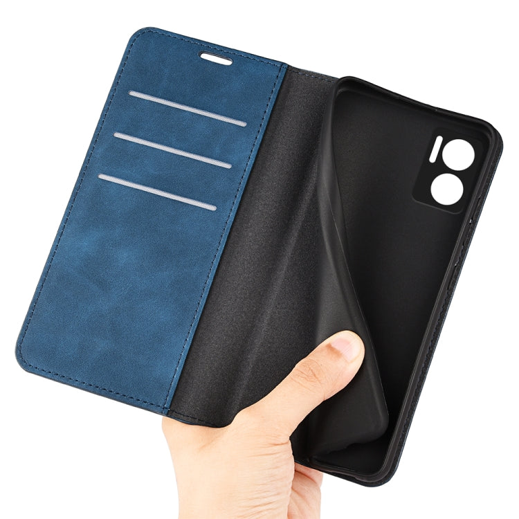 For Xiaomi Redmi Note 11E / Redmi 10 5G Retro-skin  Magnetic Suction Leather Phone Case