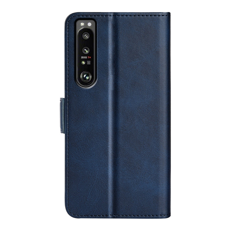 For Sony Xperia 1 IV Dual-side Magnetic Buckle Leather Phone Case