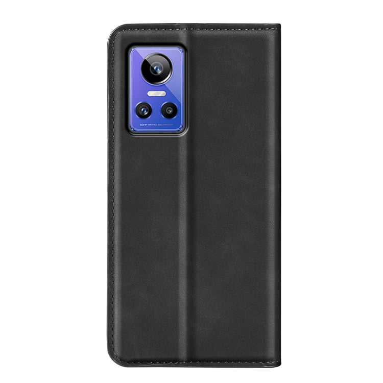 For OPPO Realme GT Neo 3 Retro-skin Magnetic Suction Leather Phone Case