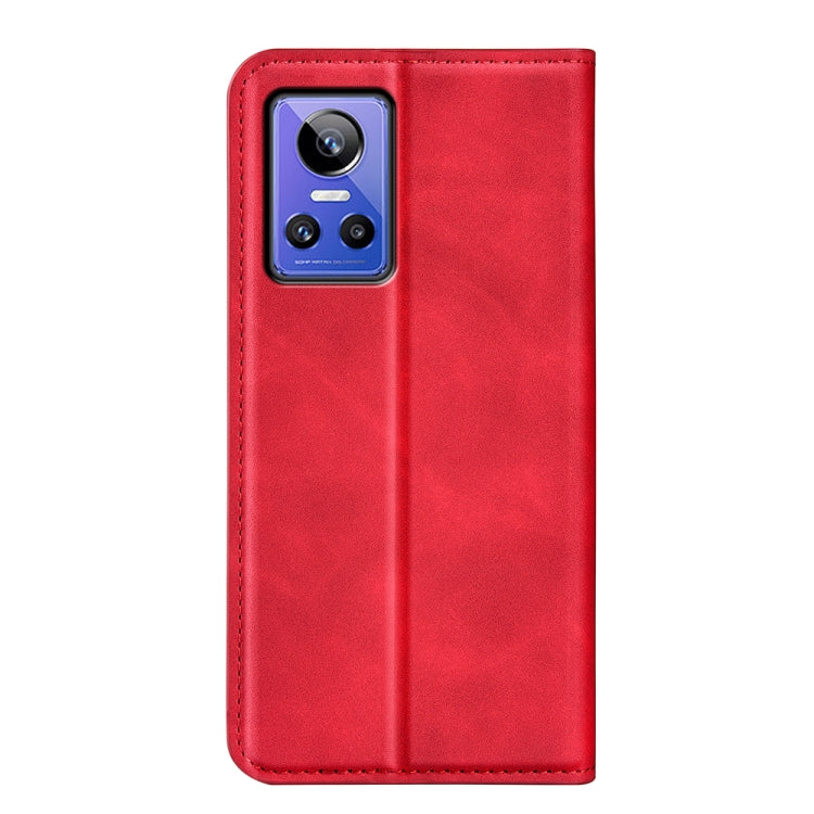 For OPPO Realme GT Neo 3 Retro-skin Magnetic Suction Leather Phone Case