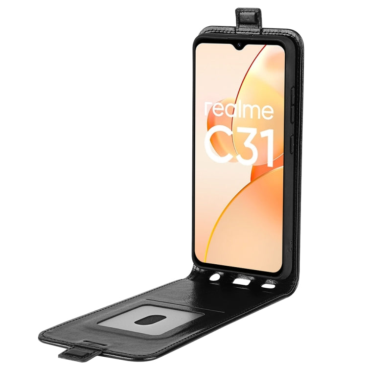 For OPPO Realme C31 4G R64 Texture Vertical Flip Leather Phone Case