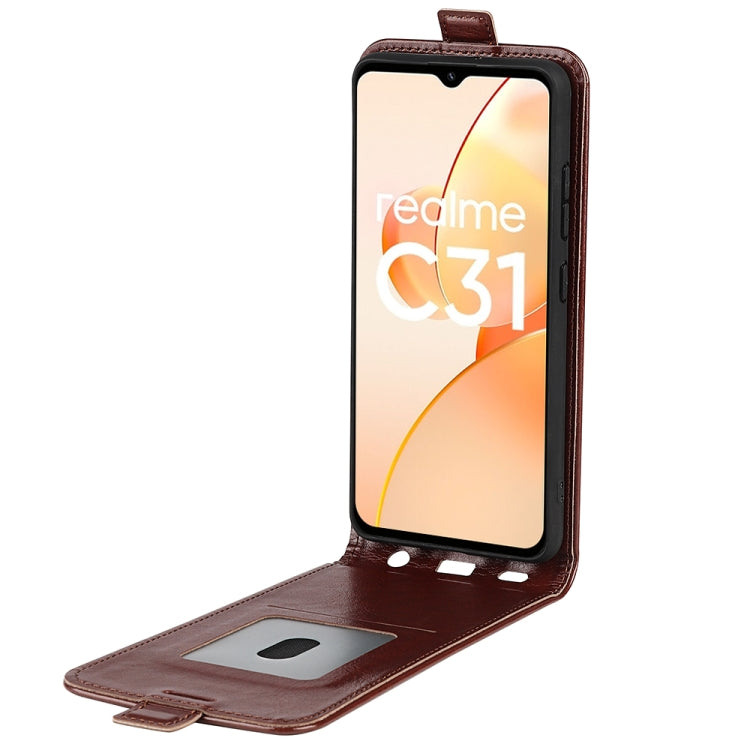For OPPO Realme C31 4G R64 Texture Vertical Flip Leather Phone Case