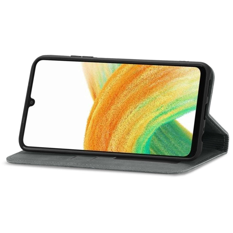 For Samsung Galaxy A13 4G Retro Skin Feel Magnetic Horizontal Flip Leather Phone Case