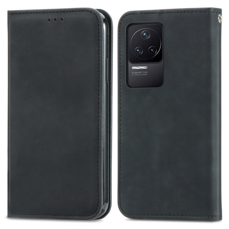 For Xiaomi Redmi K50 Pro Retro Skin Feel Magnetic Flip Leather Phone Case