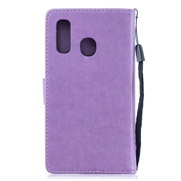 Diamond Encrusted Butterflies Love Flowers Pattern Horizontal Flip Leather Case for Samsung Galaxy A40 , with Holder & Card Slots & Wallet & Lanyard