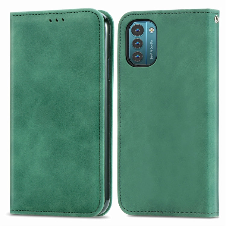 For Nokia G21 Retro Skin Feel Magnetic Horizontal Flip Leather Phone Case
