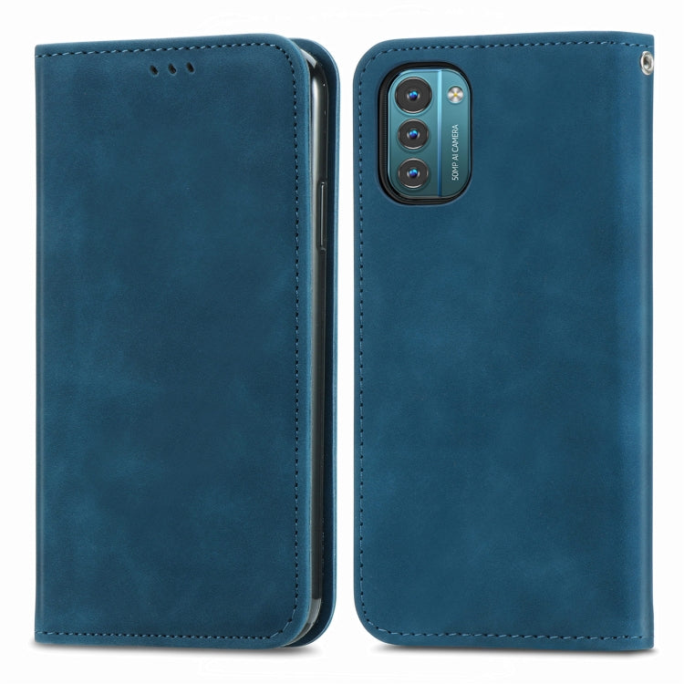 For Nokia G21 Retro Skin Feel Magnetic Horizontal Flip Leather Phone Case