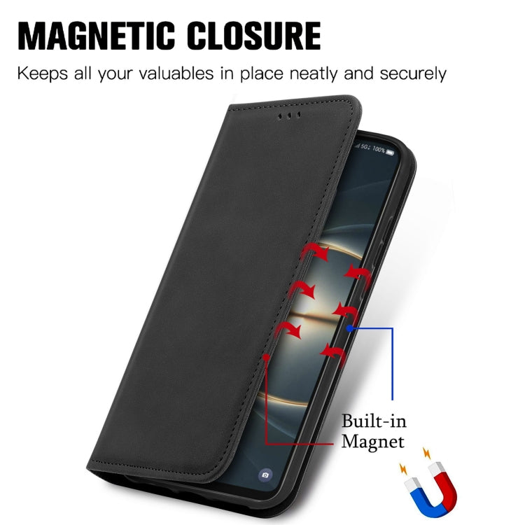 For TCL 30 V 5G Retro Skin Feel Magnetic Horizontal Flip Leather Phone Case
